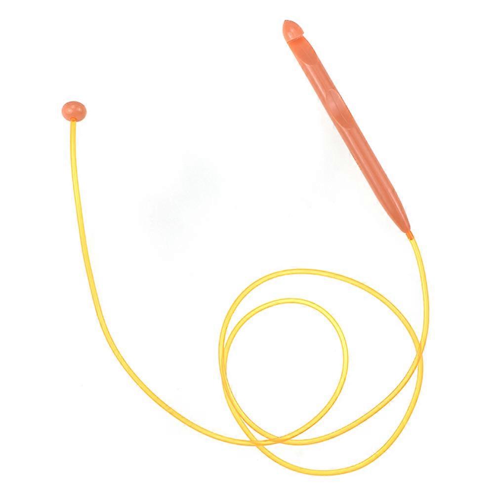 Juego de agujas circulares de crochet de bambú para manualidades de tejido DIY, 12 piezas