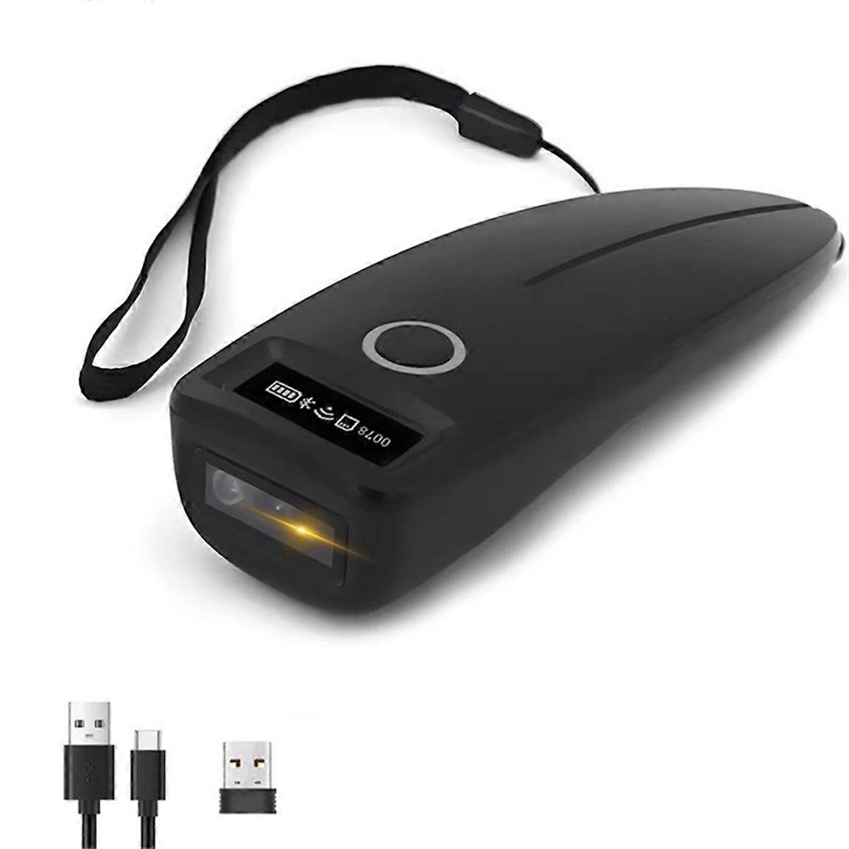 Mini Barcode Scanners USB Wired/Bluetooth/ 2.4G Wireless 1D 2D Scanner QR PDF417 EAN13 Data Matrix Bar Code Reader