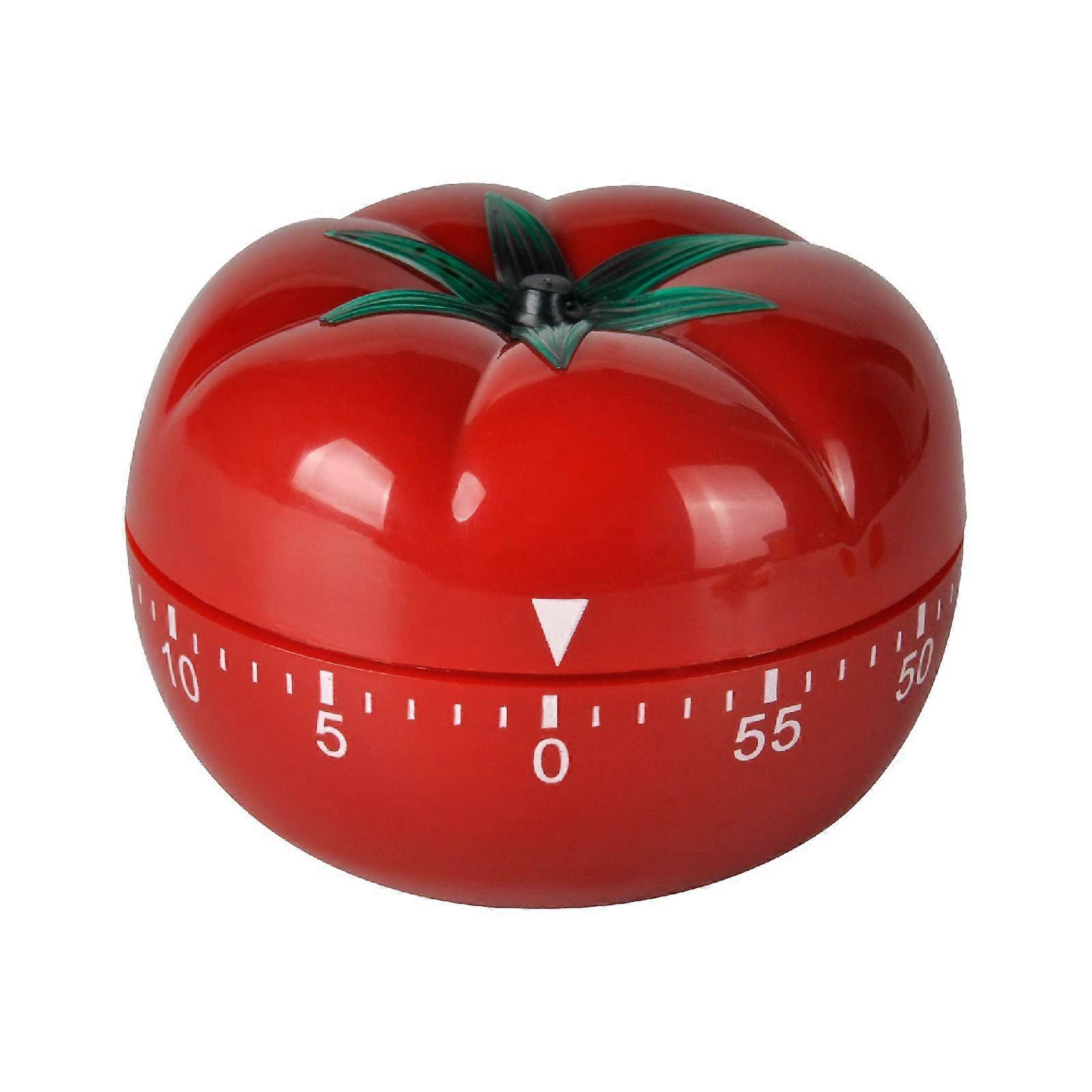 Kitchen Timer 60Minute Countdown Cute Tomato Shape Mechanical Cooking Timer Battery