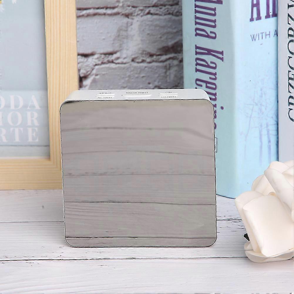 Multi Functional LED Alarm Clock Desktop Makeup Mirror Timer Digital Clock