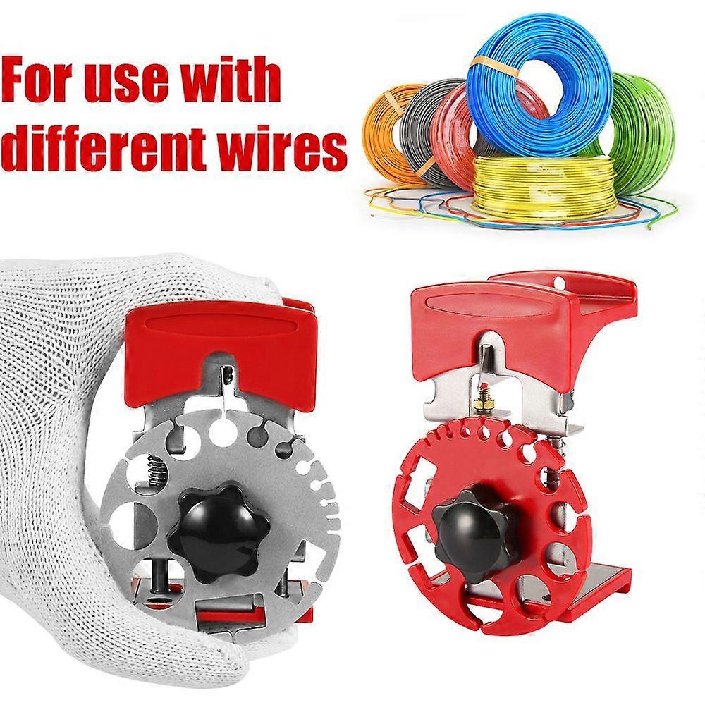 Handheld Wire Stripper Compact Versatile Adjustable Depth Cable Stripper Tool
