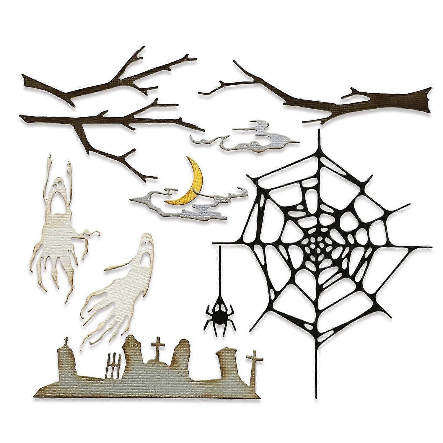 Thinlits Dies Set 11PK Vault Fright Night av Tim Holtz 666684 25-26s