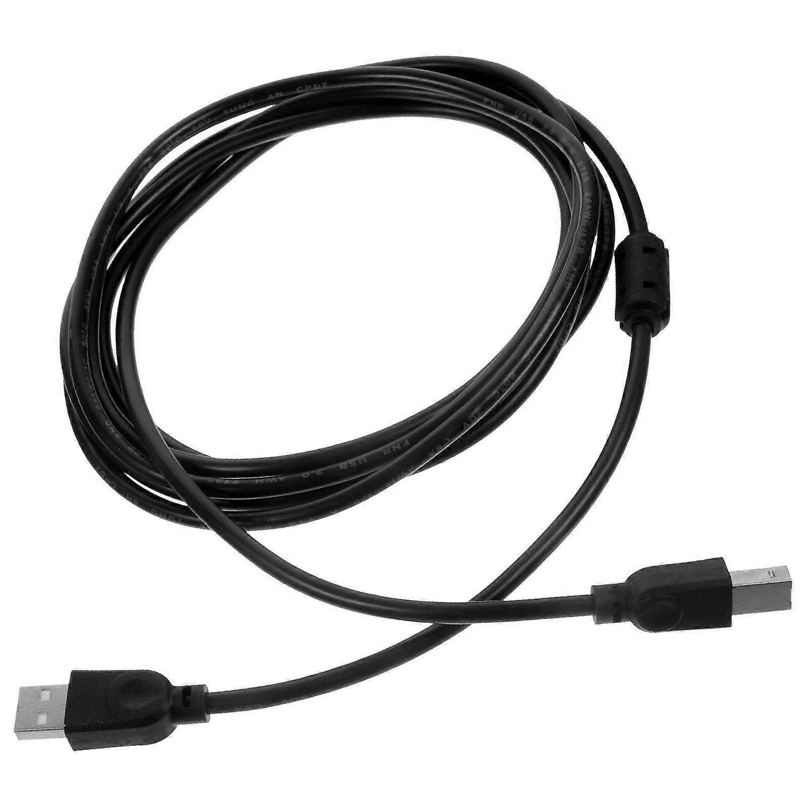3Pcs High-Speed Printer Cable For Home And Office Use USB 2.0 Interface Ideal For Copier Scanner And Printer Applications