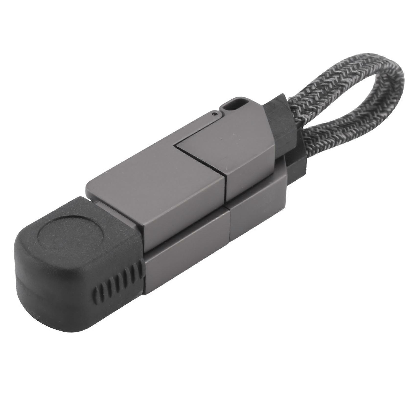 6In1 Multifunctional Fast Charging Cable Keychain PD for IPhone 27W Android TYPE-C 100W Charging Data Cable A