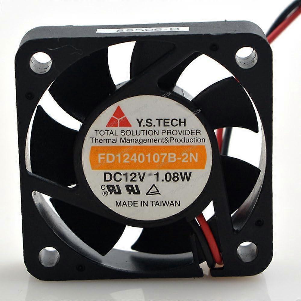 FD1240107B2N 12V Cooling Fan, Low Noise 4cm 4010 2Wire Performance PC Fan