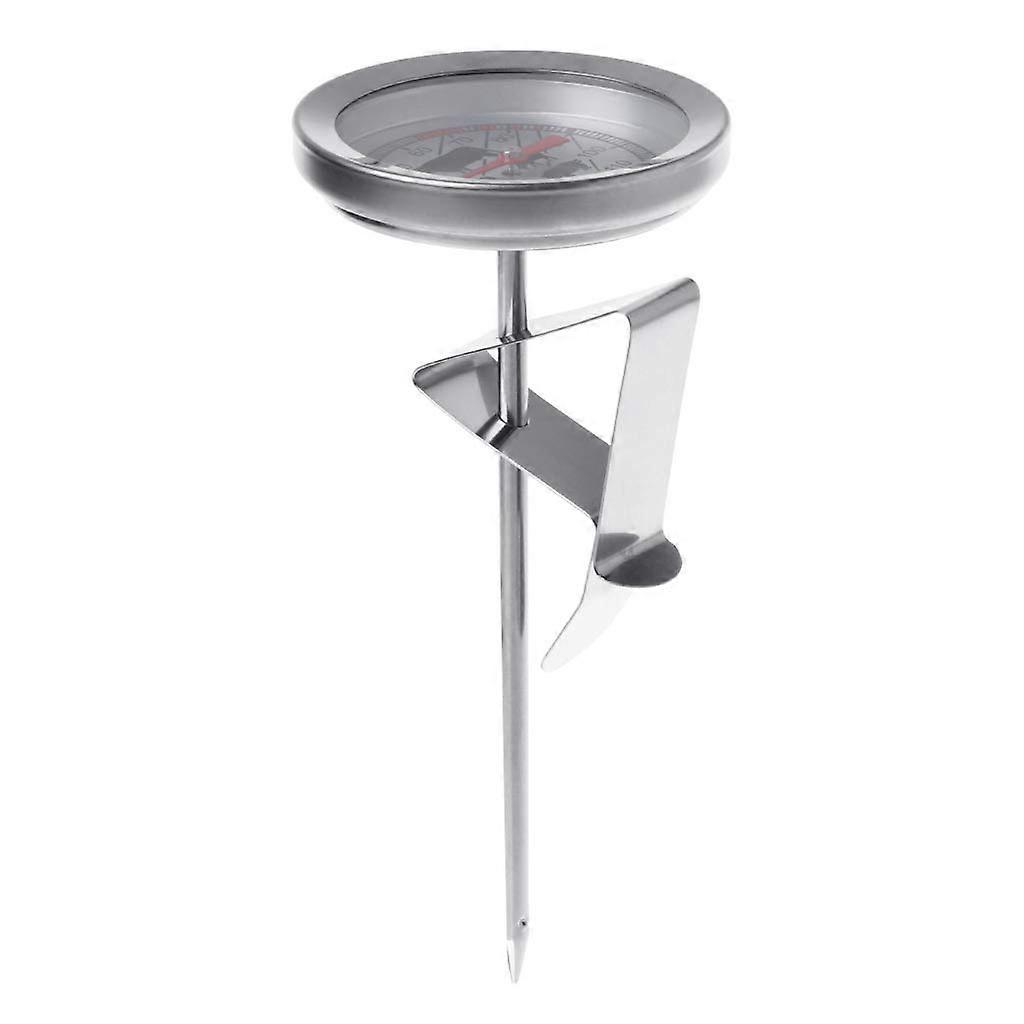 Instant Read Meat Thermometer for Grilling Baking Roasts Stainless Steel Cooking Tool