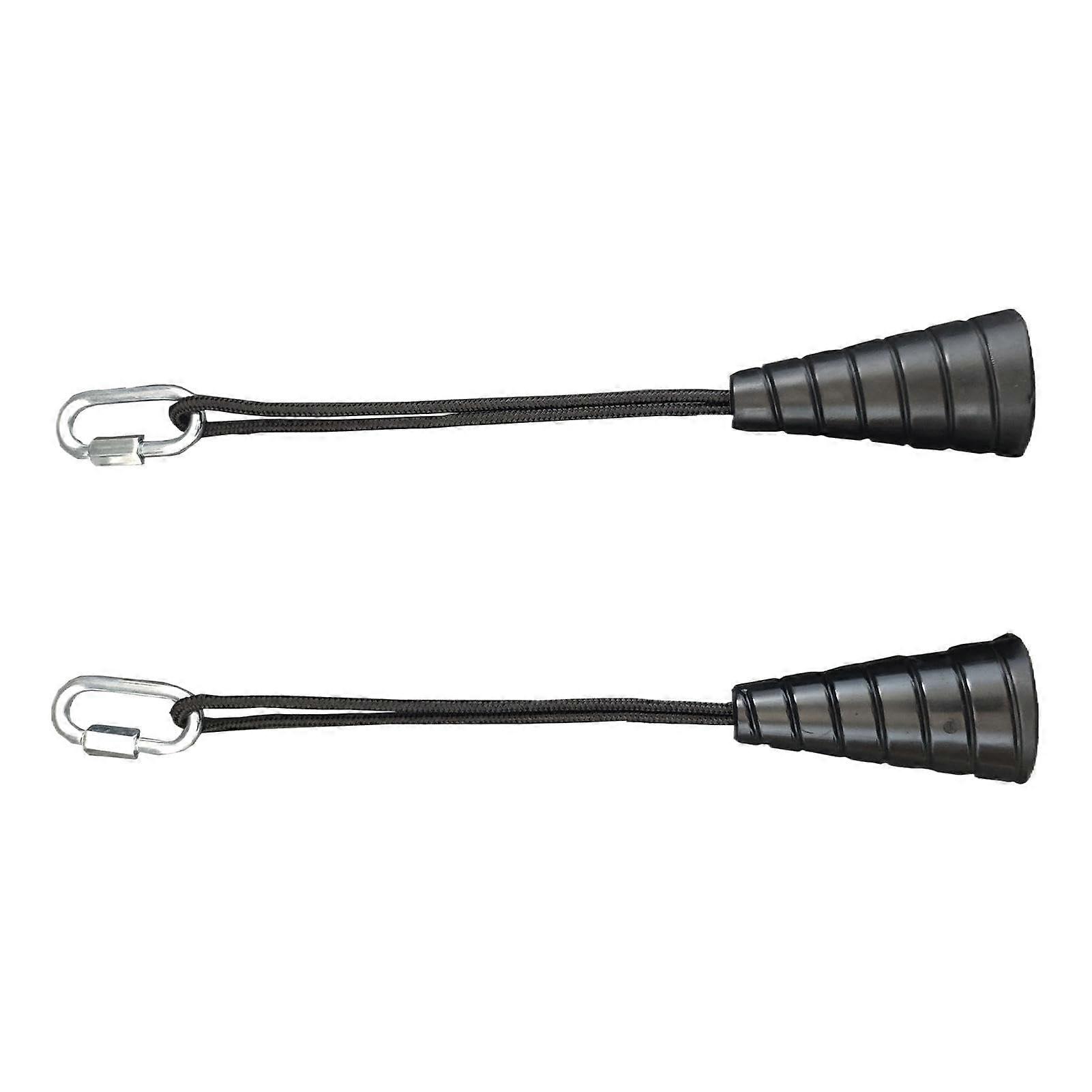 Tricep Rope Cable Attachment for Pulldown with SlipResistant Rubber Grip and Enhanced Strength