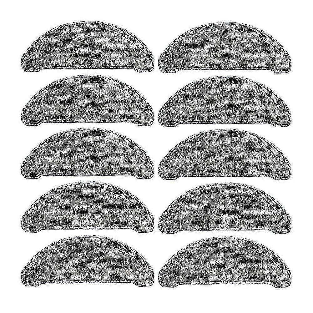 10pcs Replaceable Mops Cloths Compatible With Xiaomi Roidmi Eve Plus Accessories
