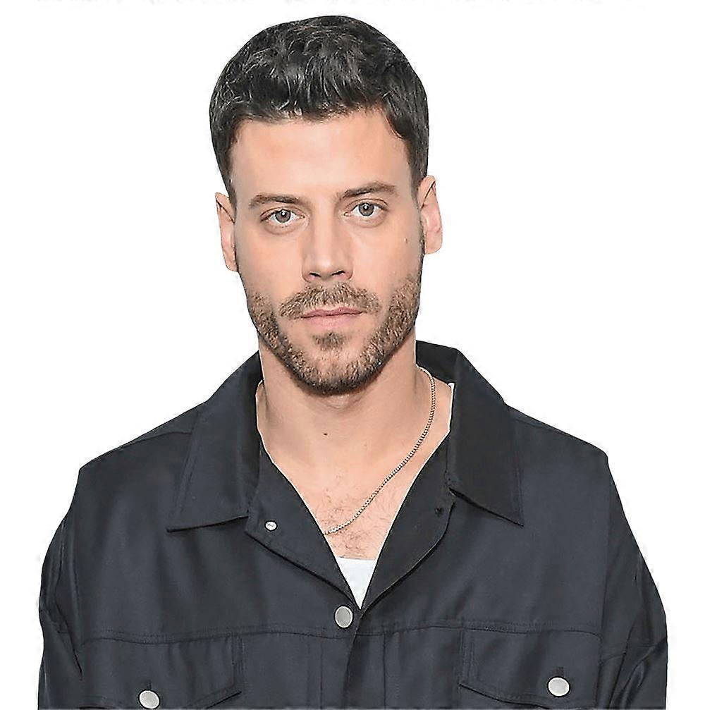 François Arnaud (Black Suit) Half Body Buddy Cutout