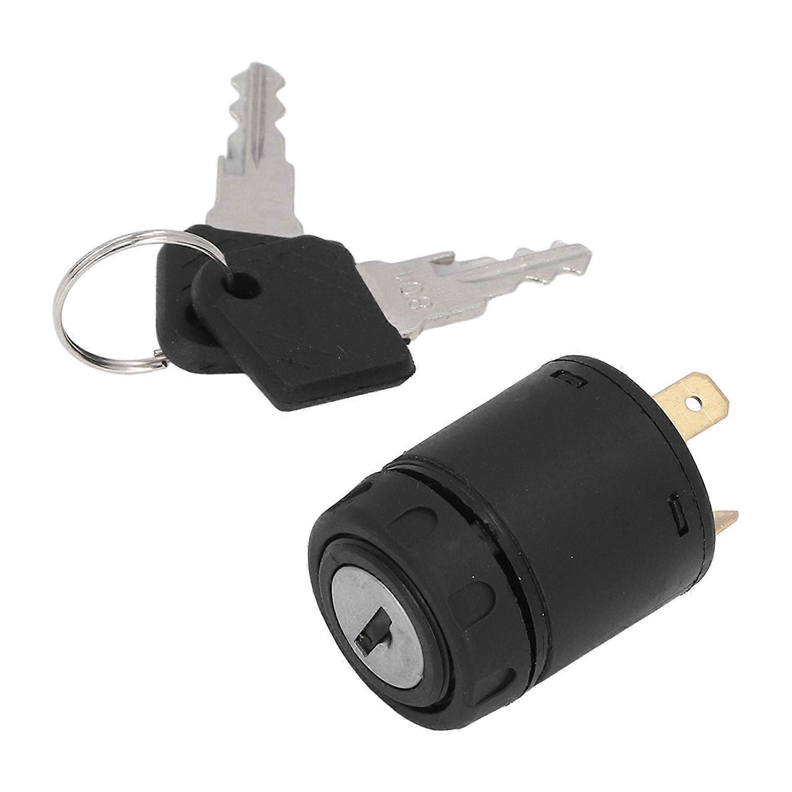 Forklift Ignition Switch with Key Assembly for Tractor, Stable Electrical Performance Replacement