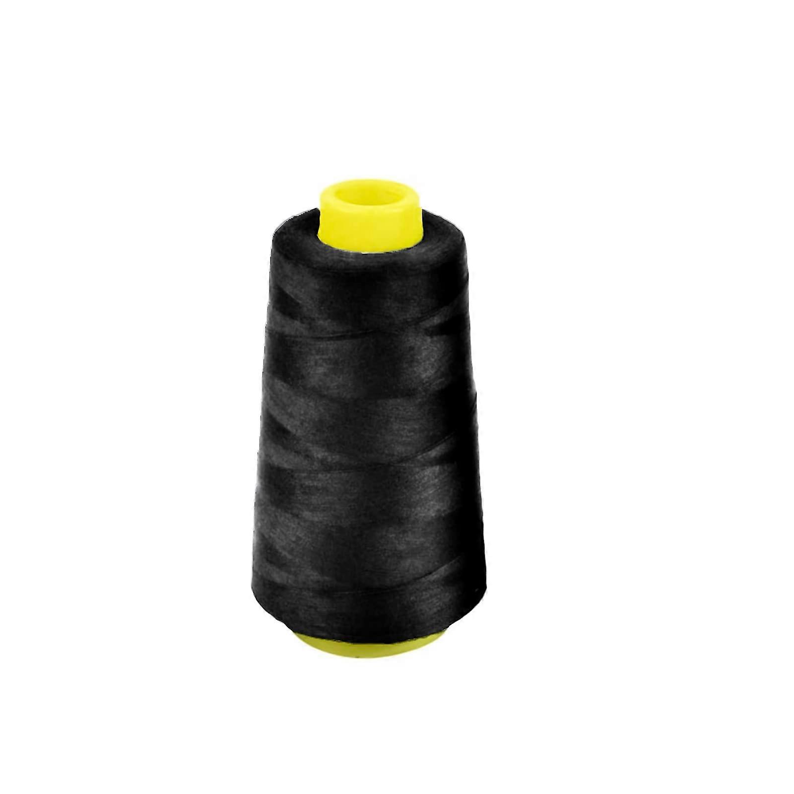 3000m Black Polyester Sewing Thread for Machine and Hand,  Strength and Fade Resistant