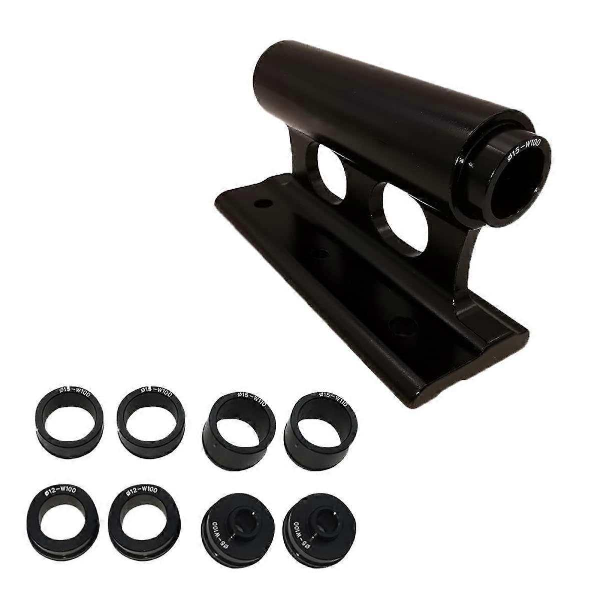 Bike Fork Mount Bracket with Secure Fork Lock, Durable Iron Roof Rack for Quick Release Transport