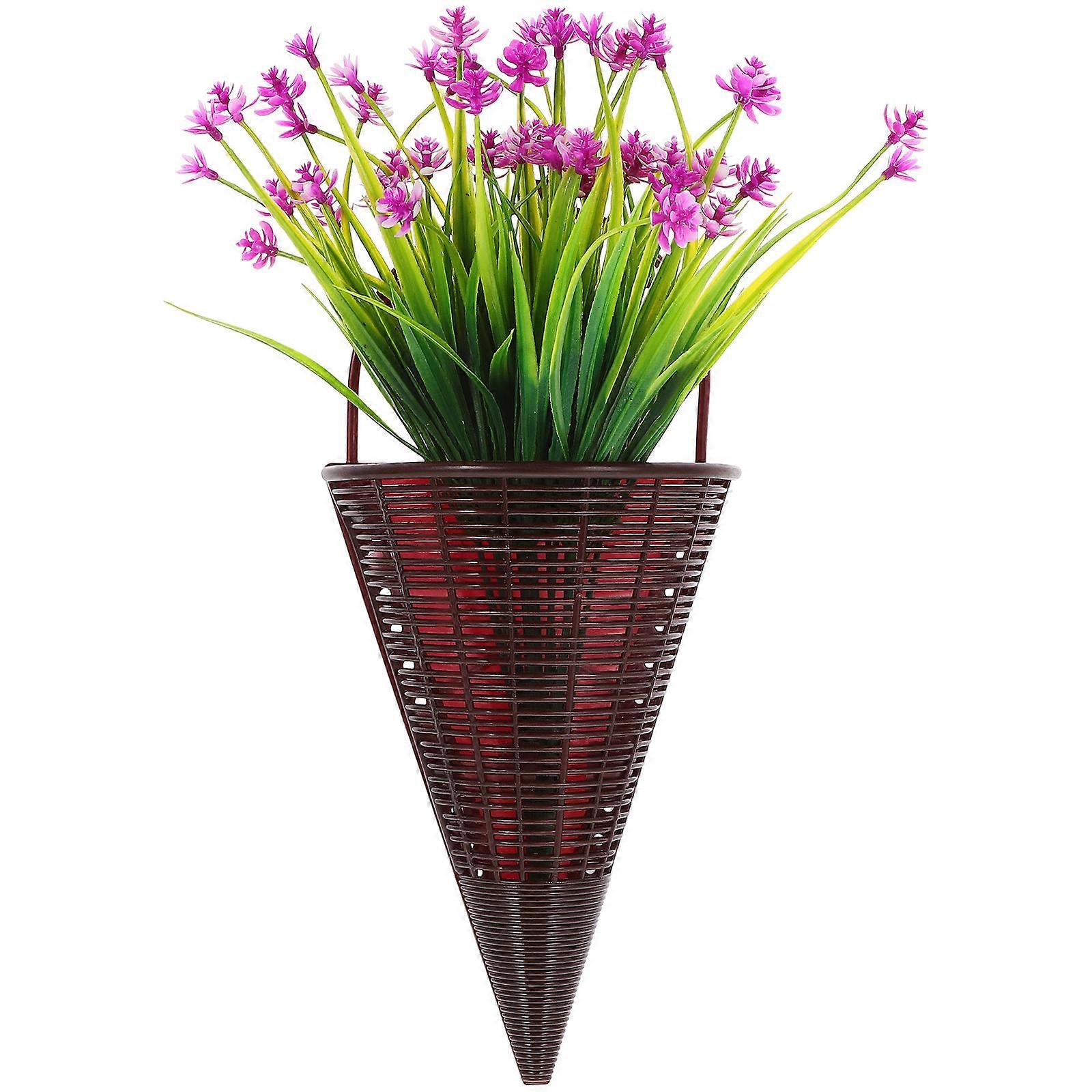 Simulation Flower With Basket For Friends High Simulation Technology Beautiful Decorative 1 Set
