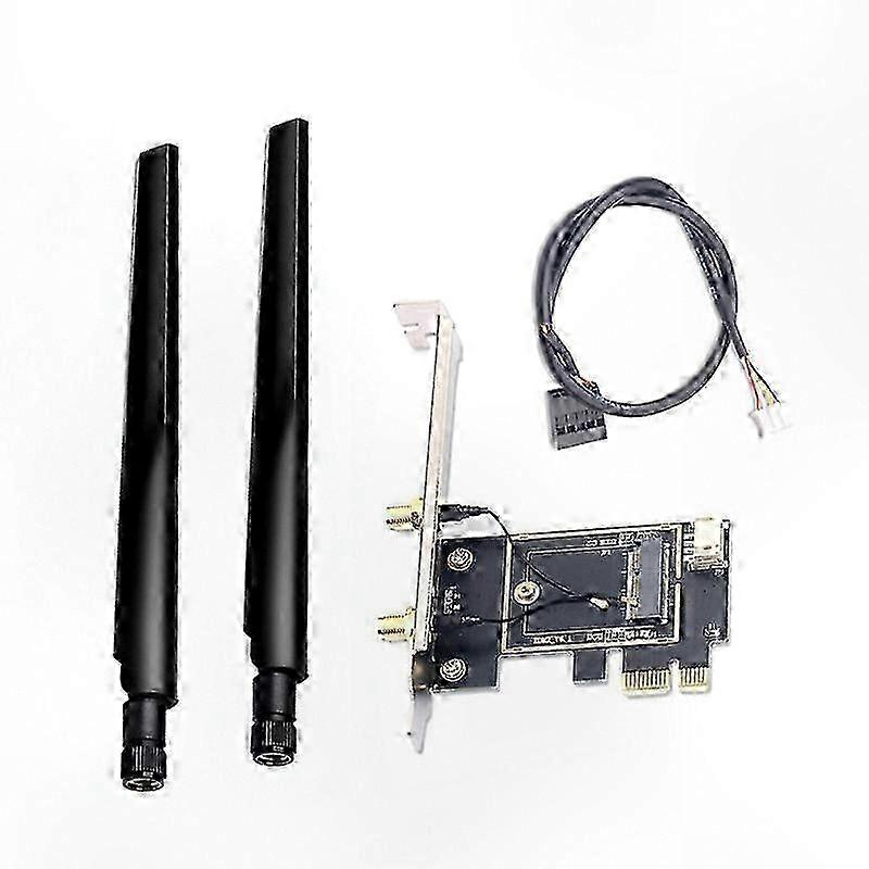 Wi-Fi and Bluetooth M.2 Adapter Card for Desktop Computers