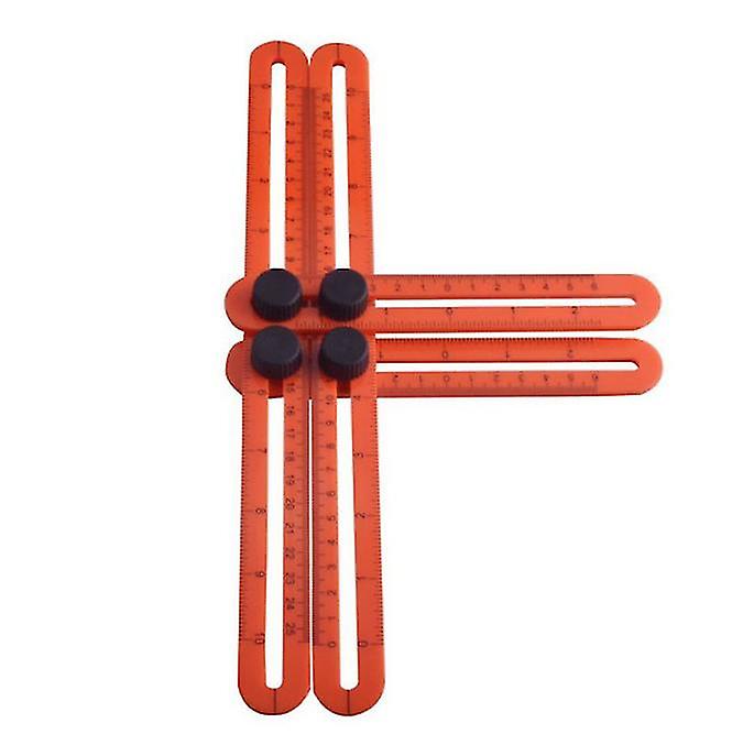 Abs Plastic Four-fold Ruler, Metric And Inch Scale Multi-function ...