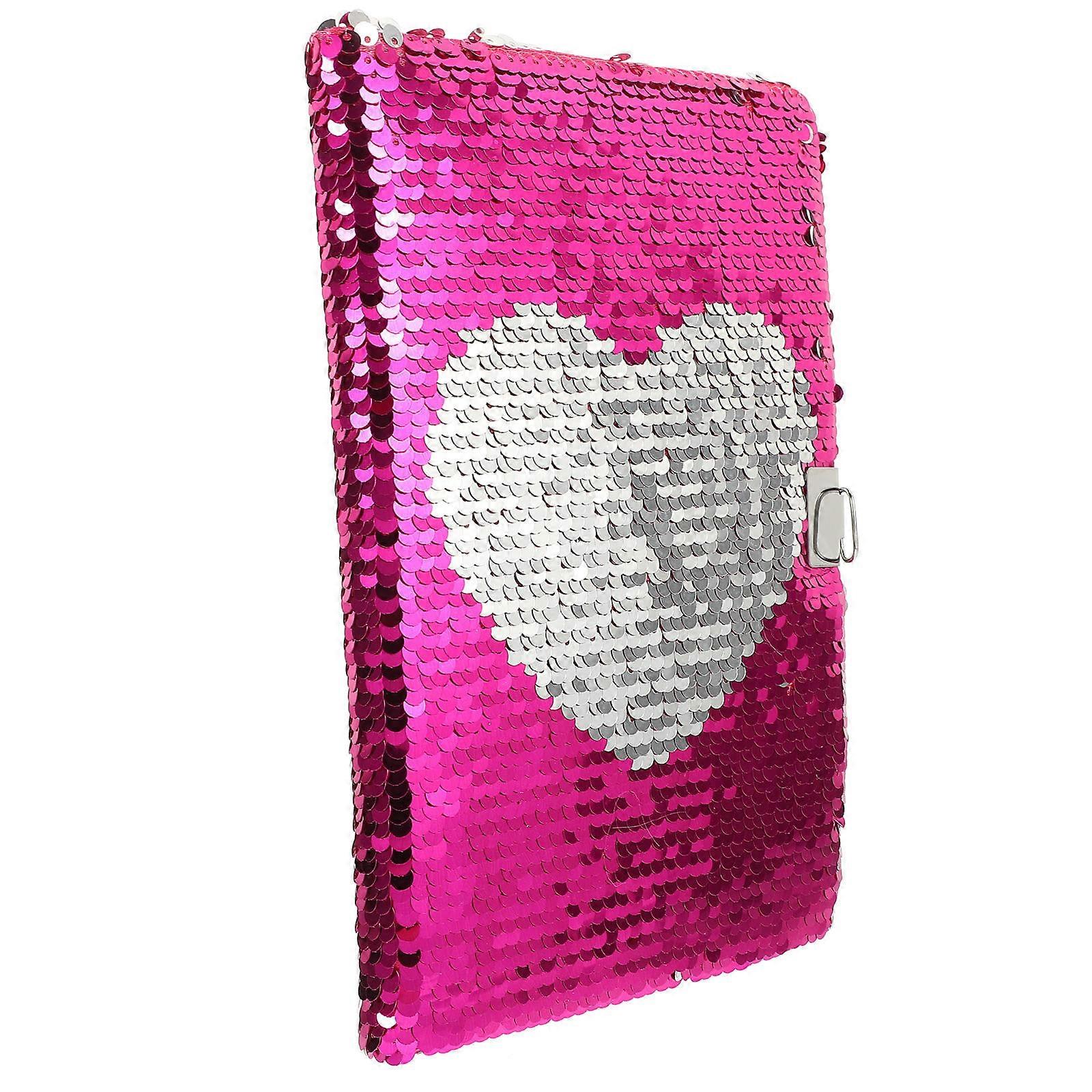 Sequin Cover Notebook Reversible Notebook for Office 3Pcs Assortment
