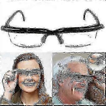 Versatile Adjustable Focus Glasses for Reading & Distance Use, Diopter Range -6.0 to +3.0 Included
