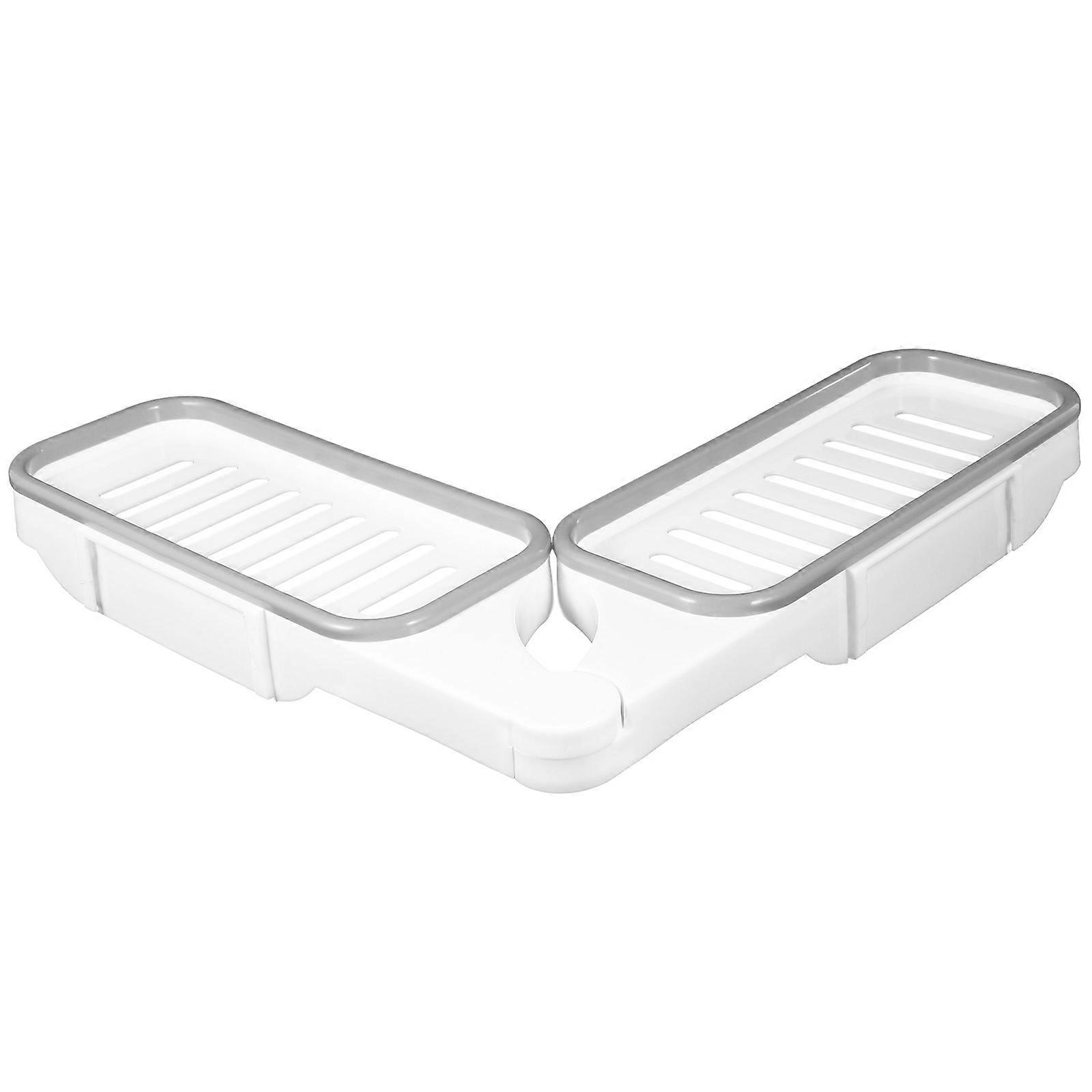 Assorted Color Bathroom Storage Rack with Foldable Function 1Pcs