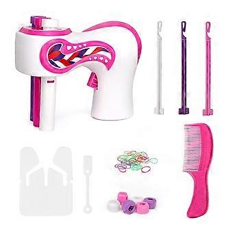 Haarvlechtset - Elektrische haarvlechter, automatische vlechtmachine | Professionele haarstylingmachine, haarvlechtgereedschap, vlechtapparatuur