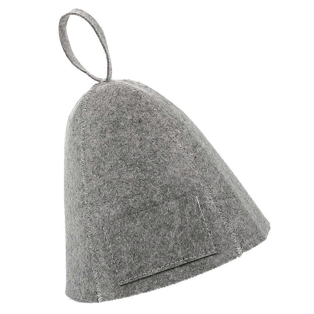 Sauna Cap Felt Bathing Hat Quick Drying Hat 5Pcs Comfortable Set