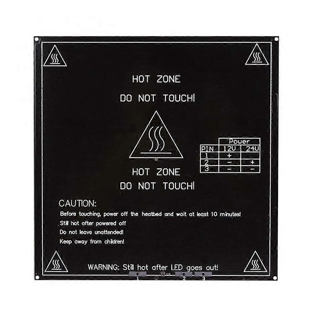 Mk2b Heat Bed 3D Printer Heating Plate for 3D Printer Use Black