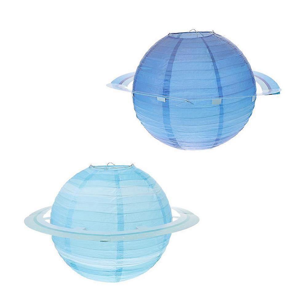 Outer Space Party Decorations Lanterns Hanging Paper Lanterns 10Pcs