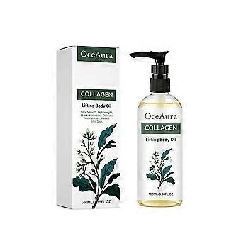 Collagen-Lifting-Körperöl, leichtes, schnell einziehendes Feuchtigkeitspflegeöl, nicht fettend, sanft feuchtigkeitsspendend und pflegend für den ganzen Körper, 100 ml