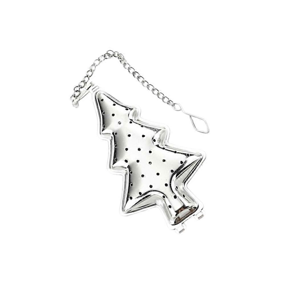 Stainless Steel Tea Strainer Xmas Tree Shape Creative Tea Filter