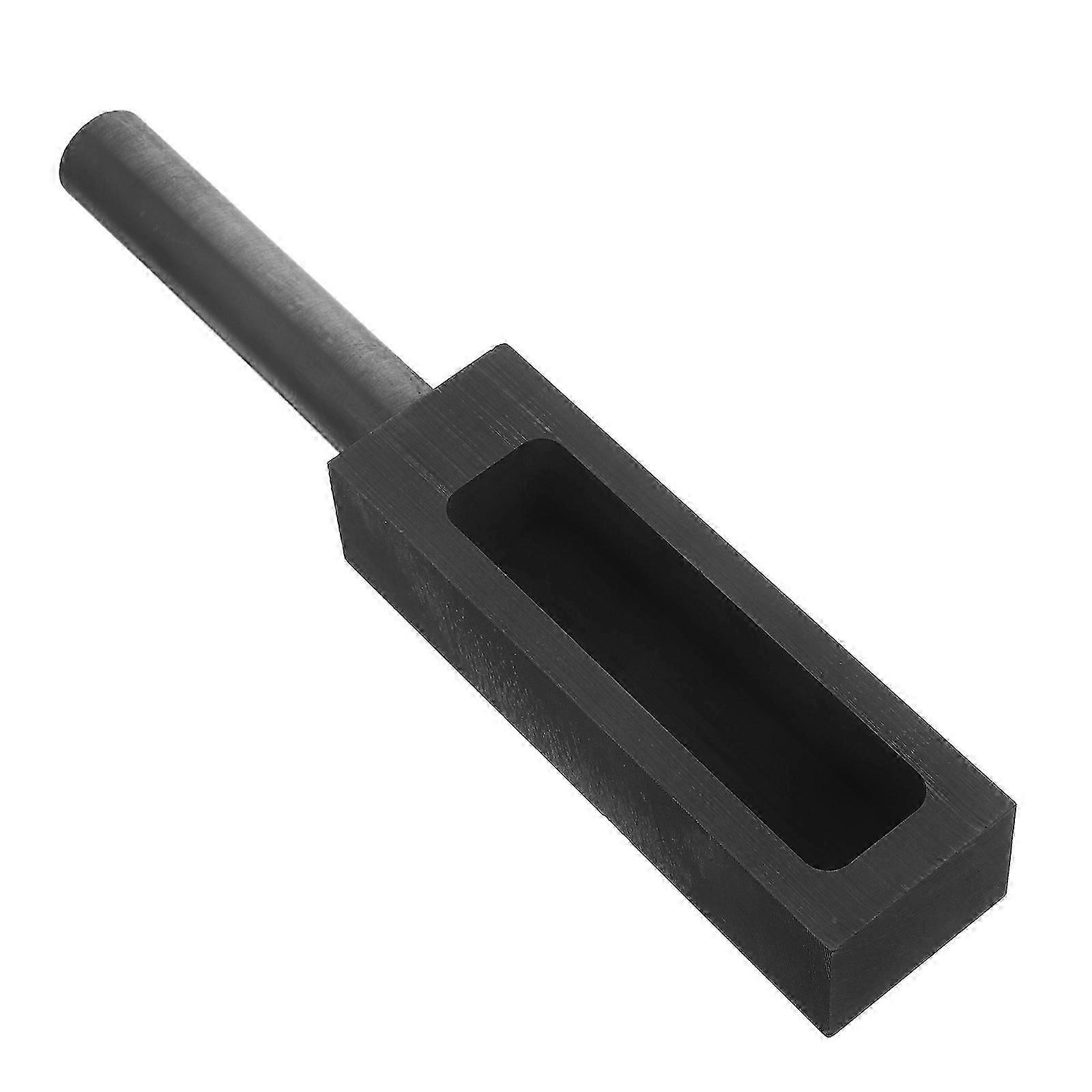 Durable Graphite Ingot Mold with Handle for Metal Casting 2Pcs