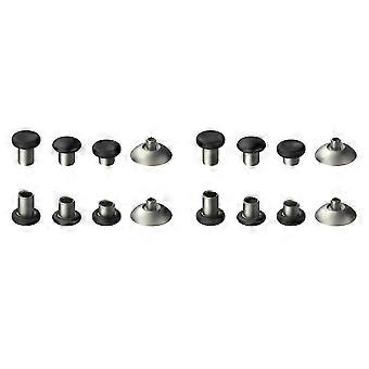 Pacote com 16 joysticks analógicos magnéticos de metal compatíveis com controles de PS4/Xbox One/Xbox Series X/S