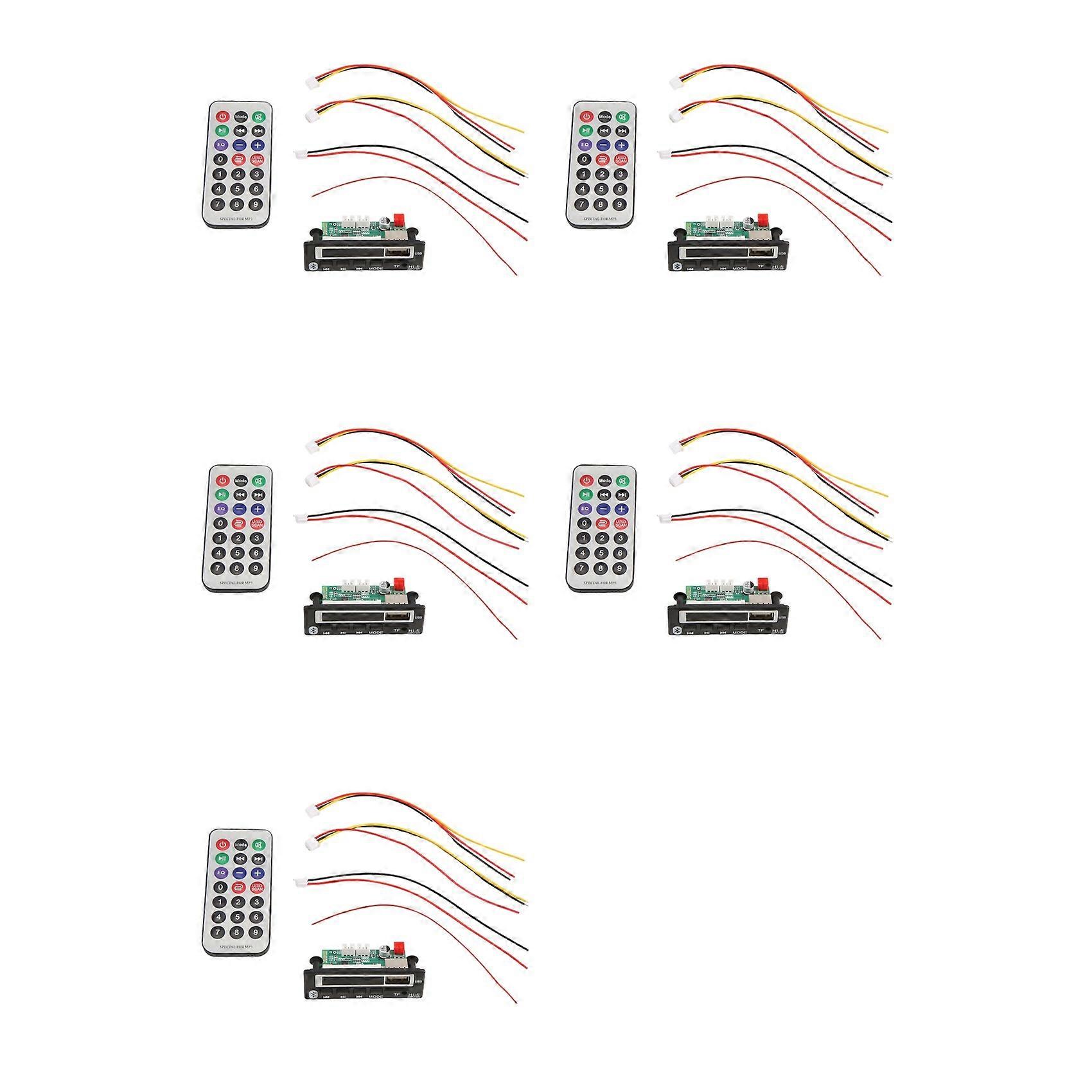 5X Color Screen Bluetooth MP3 Decoder Board Card Reader Bluetooth 5.0 Module Multi-Function Audio Accessories