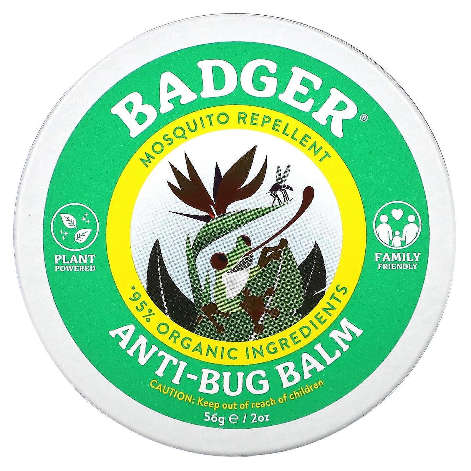 Badger, Anti-Bug Balm, 2 oz (56 g), 2-Pack