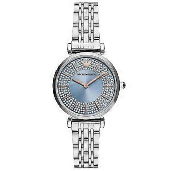 Emporio Armani Women's two-hand, stainless steel watch, AR11594 in silver