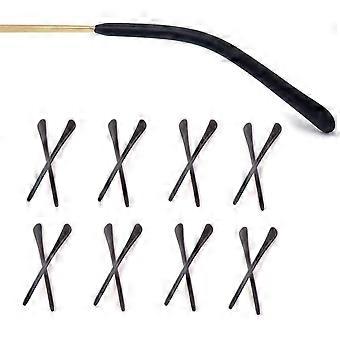 8 par Briller Ende Tips Øre Sok Stykker Anti-Slip Tube Udskiftning Tips