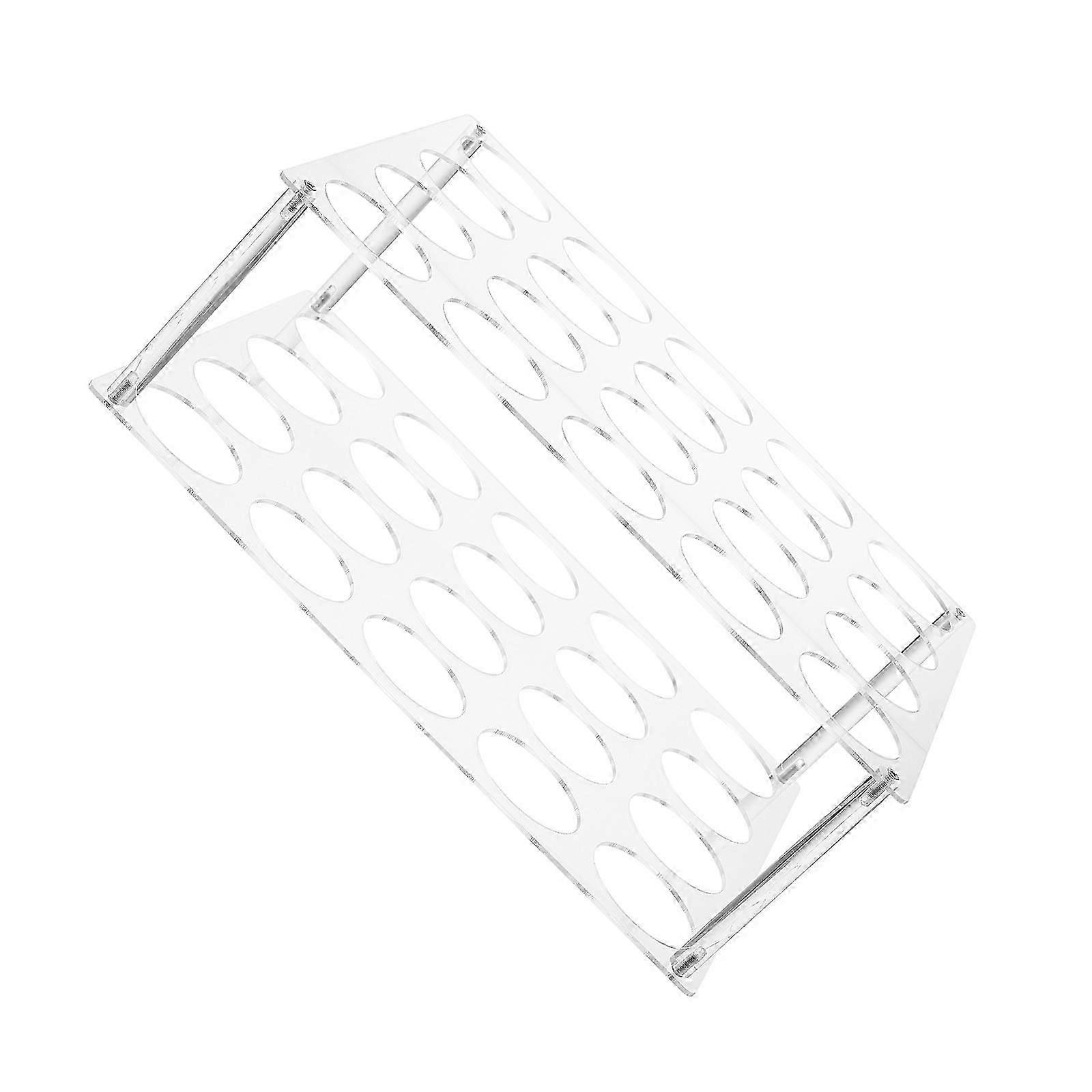Transparent Acrylic Vinyl Roll Storage Rack, 1 Set