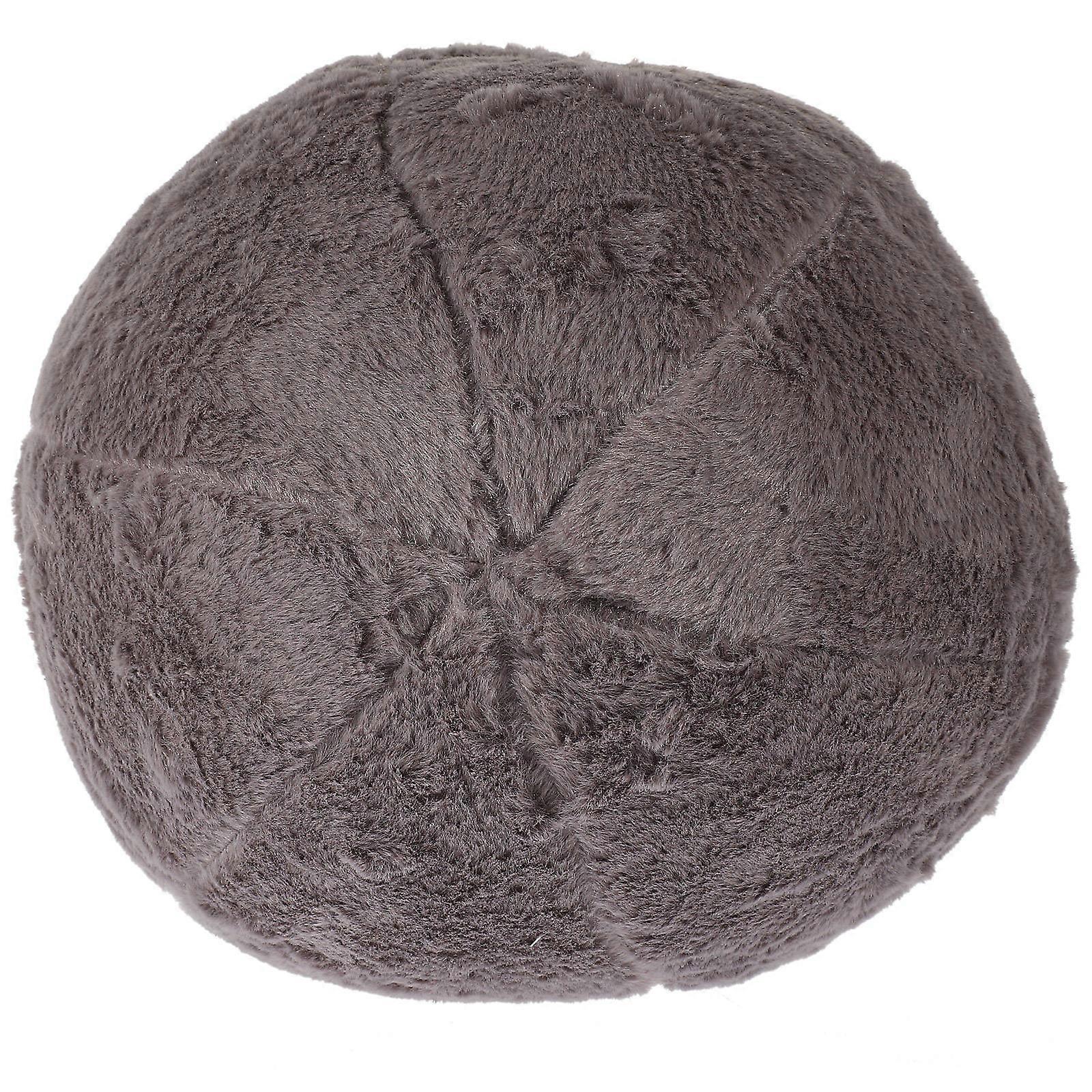 Comfortable Rabbit Plush Pillow for Home Durable Solid-Color Ball Throw