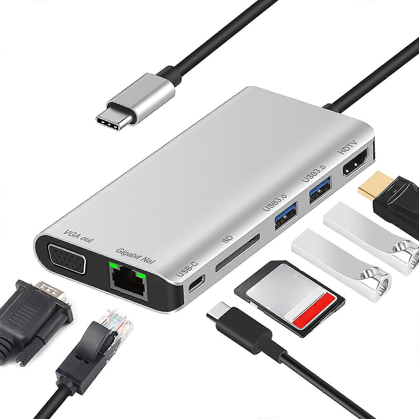 7 in 1 Type-C Dock Hub Adapter