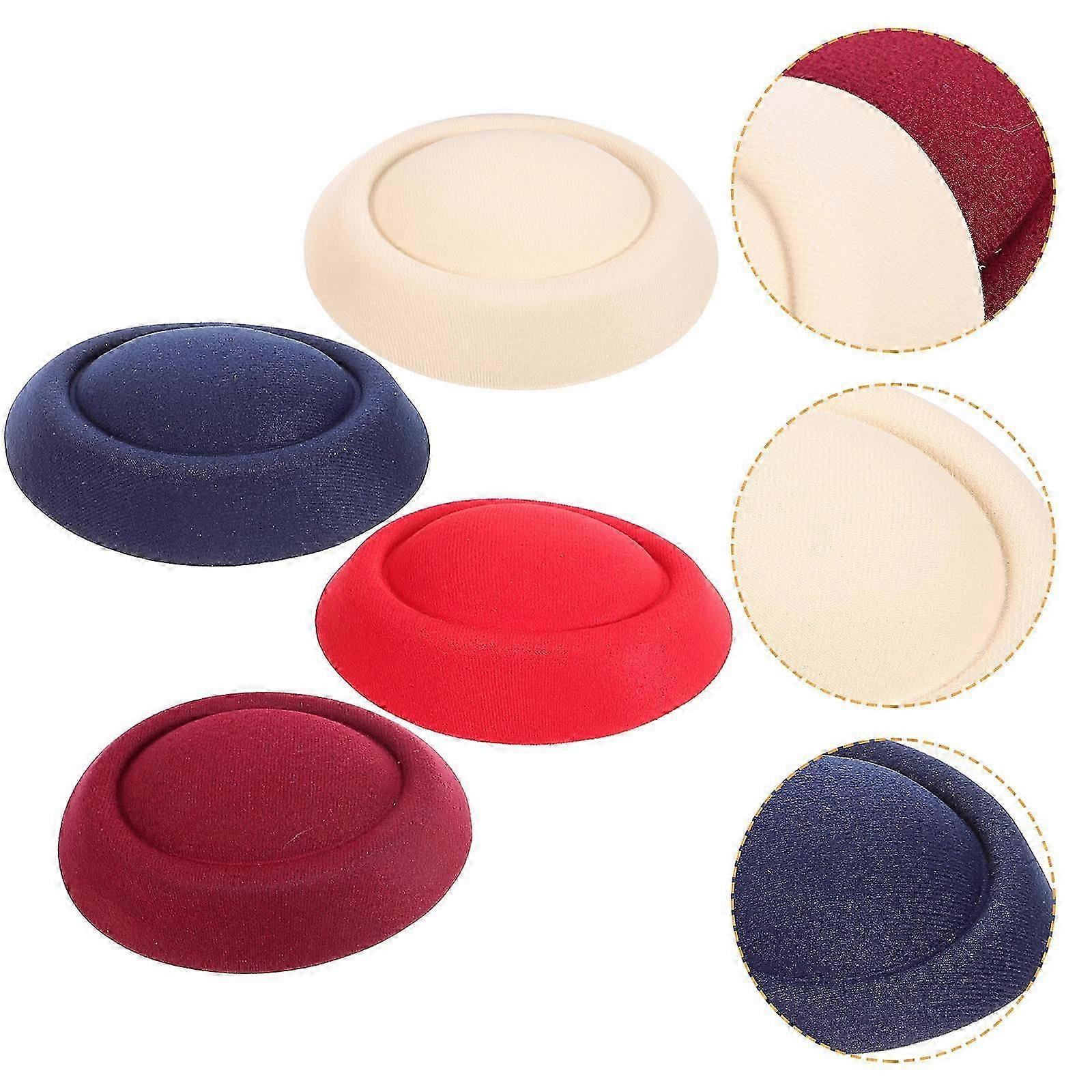 DIY Mini Top Hat Base for Hat Making 4Pcs Soft Material for Decor