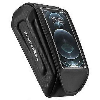 Bike Bag 1.7l Phone Bag Waterproof Front Frame Cycling Bag Touch Screen Case Holder Hard Shell Bike Bag Mtb Accessories