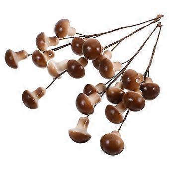 4szt Fałszywa symulacja grzybów pianka grzyby picki wróżki grzyby ogrodowe bonsai figurki ozdoby dla majsterkowiczów domek dla lalek mikro krajobraz doniczka decora