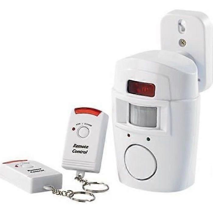 Alarm system with motion detector