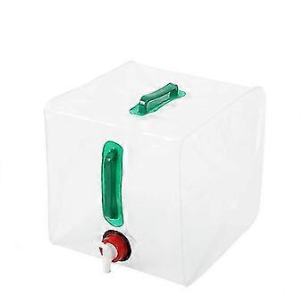 20l Pvc Folding Water Bucket Bag Outdoor Camping Portable Water Storage Bottle Water Container Bag