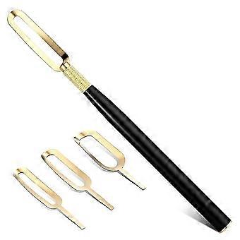 4Pcs Pottery Fluting Tool Kit Clay Ceramics Trimming Tools with 3 Different Fluting   Handle fo