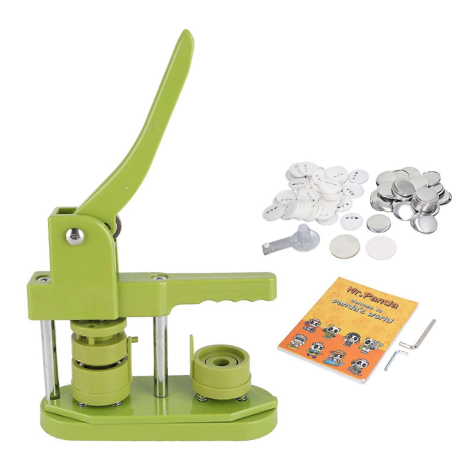 Button Maker Machine 100 Sets Badges Button Pressing Machine for Present Family