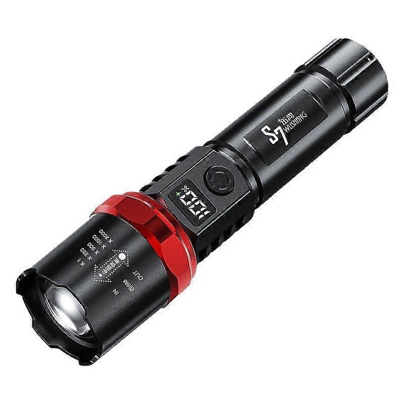 Rechargeable LED Flashlight Zoomable Tactical Torch