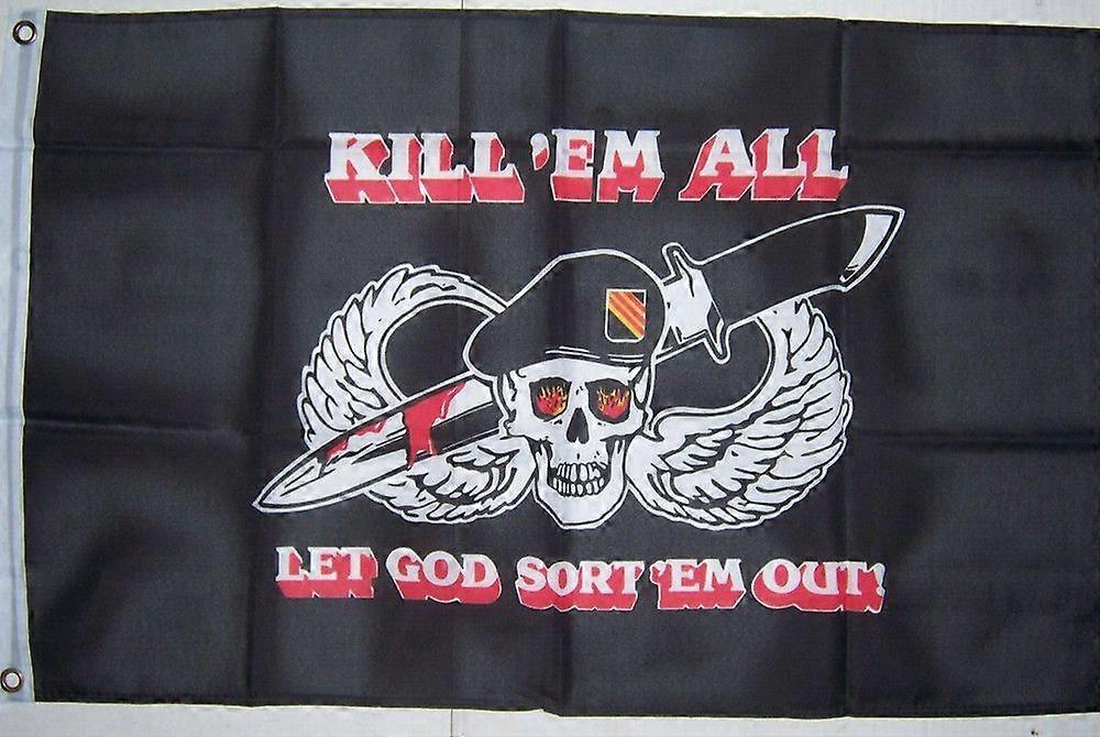 DÖDA EM ALLA Specialstyrkor FLAGGA FFGG-904