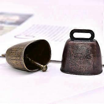 2pcs Farm Animal Copper Bells Loud Grazing Bells for Cow Horse Sheep Niuniu