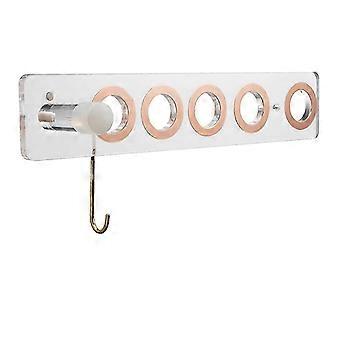 Hair Dryer Wall Shelf Organizer 30kg Waterproof Clear