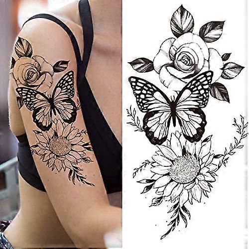 Waterproof Temporary Tattoos Half Sleeve Sticker for Easy Application and Versatile Use