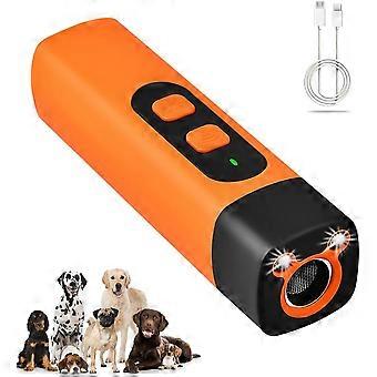 1pc dispositif anti-aboiement pour chiens Dispositif portable de dissuasion des aboiements de chien avec lampe de poche LED pour l’extérieur-KM